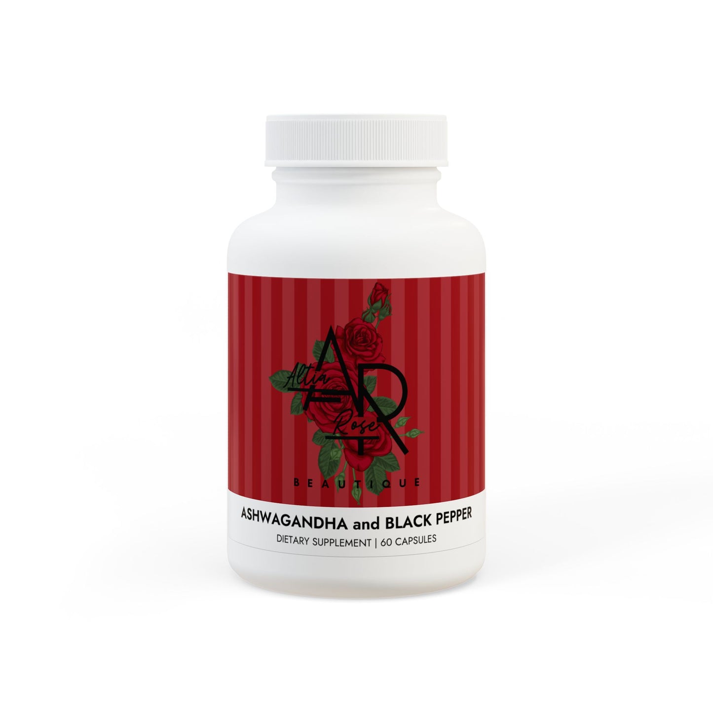 Ashwagandha and Black Pepper Supplement (60 capsules)