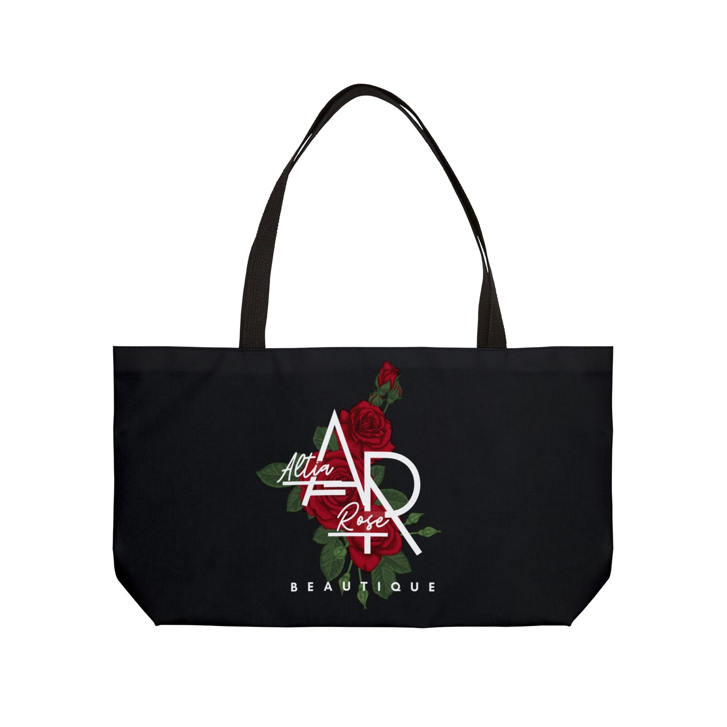 Altia Rose Weekender Tote Bag- Black