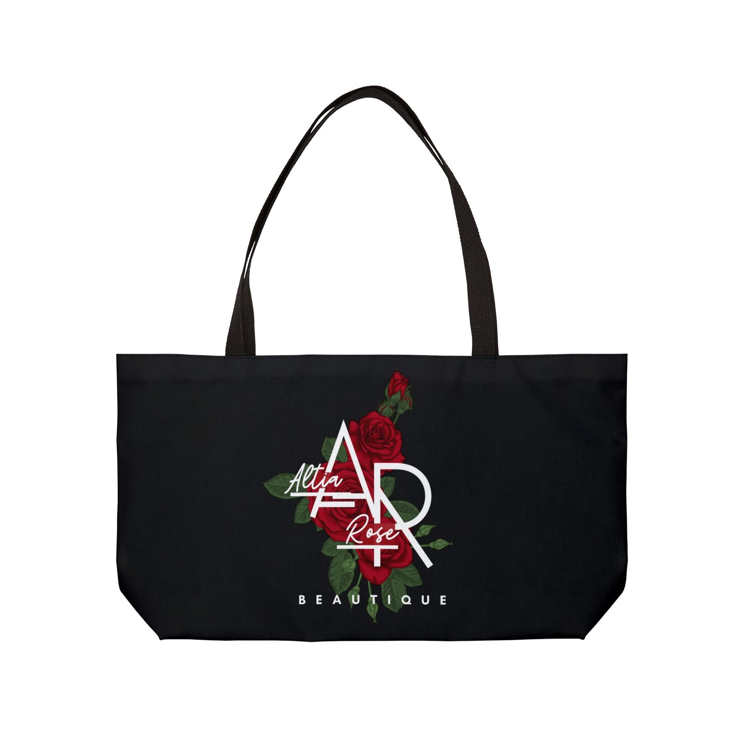 Altia Rose Weekender Tote Bag- Black